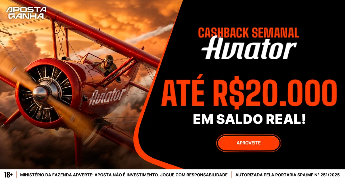 Aposta Ganha: cashback semanal Aviator